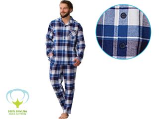 Pánske pyžamo - KEY MNS498 Farba: Karo, Veľkosť: L