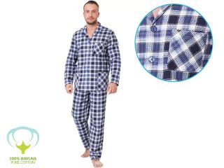 Pánske pyžamo - M-Max Ferdynand 602 Farba: Karo, Veľkosť: XL