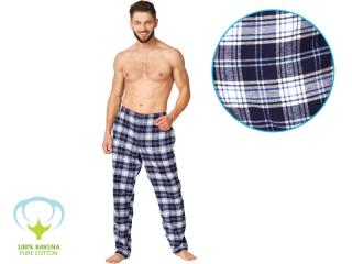 Pánske pyžamové / voľnočasové nohavice - KEY MHT412 B24 Farba: Modrá tm., Veľkosť: XXL