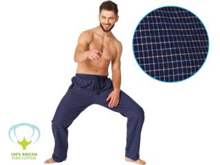 Pánske pyžamové / voľnočasové nohavice - KEY MHT457 B24 Farba: Modrá tm., Veľkosť: XL