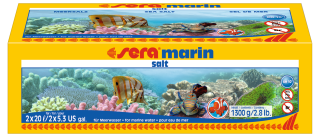 Sera marine salt 1.300g (Sera morská soľ 1,3Kg na 40 litrov)