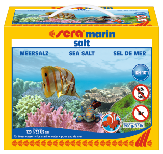 Sera marine salt 3.900g (Sera morská soľ 3,9Kg na 120 litrov)