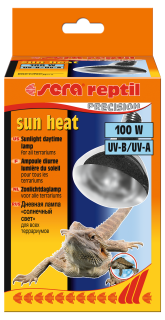 Sera reptil sun heat 100W (Sera žiarivka pre denné svetlo a ohrev 100W)