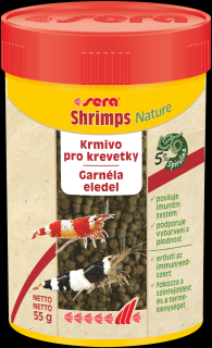 Sera shrimps nature 100ml (Sera shrimps nature 100ml pre krevetky)