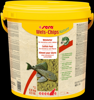 Sera Wels-Chips Nature 10 L (3,8 kg) (Sera Catfish / Wels chips Nature 10 L (3,8 kg))