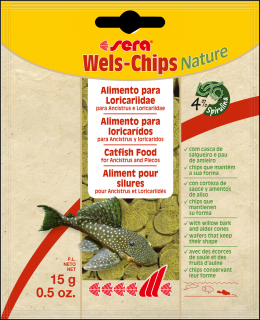 Sera Wels-Chips Nature 15g (Sera Catfish / Wels chips Nature 15g)