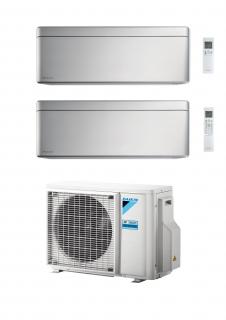 Klimatizácia Daikin multisplit 2MXM50A 5kW + 2 x Stylish strieborná 2,5 kW ( FTXA25BS)