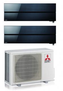 Klimatizácia Mitsubishi multisplit  MXZ-2F42VF 4 kW + 2 x 2,5 kW MSZ-LN25VG2B Čierna