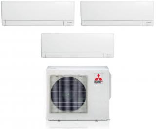MITSUBISHI MXZ-3F54VF 5 kW + 3x MSZ-AY25VGK  Biela 2,5 kw