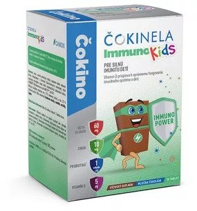 ČOKINELA Immuno Kids čokoládové tabličky 20 ks