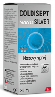 Coldisept Nanosilver - nosný sprej 20 ml