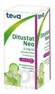 Ditustat Neo sol por (fľ.skl.jantár. + odmerka PP) 1x200 ml