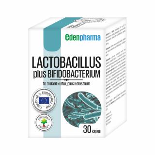 EdenPharma lactobacillus plus bifidobacterium, 30 kapsúl