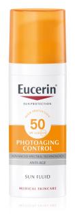 Eucerin Sun Photoaging Control fluid na opaľovanie Anti-Age SPF50 50 ml