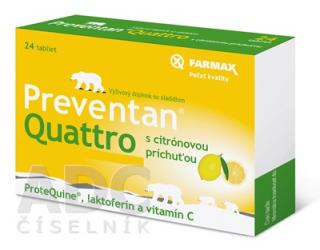 Farmax Preventan quattro citrón 24 tabliet
