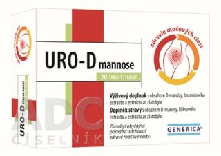 Generica URO-D mannose 20 tabliet
