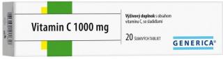 Generica Vitamín C 1000 mg šumivé tablety 20 ks
