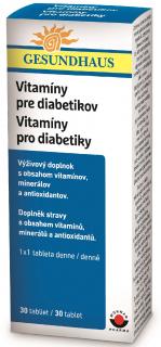 Glucose Vital vitamíny pre diabetikov 30 tabliet