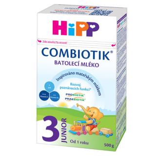 Hipp 3 Junior Combiotik mliečna výživa (od 1. roku) 500 g