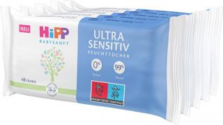 HiPP BabySanft Ultra Sensitiv Vlhčené obrúsky 5 x 48 ks