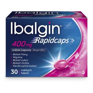 Ibalgin Rapidcaps 400 mg x 30 kapsúl