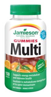Jamieson Multi Gummies pre dospelých 150 želé pastiliek