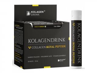 KolagenDrink Royal Peptide Shots prémiový hydrolyzovaný morský kolagén 20x 25 ml ampuliek