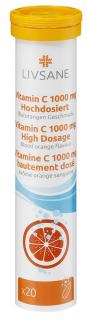 Livsane Vitamín C 1000 mg šumivé tablety 20 ks