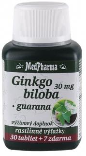 MedPharma Ginkgo biloba + Guarana 37 tabliet