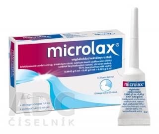 Microlax rektálny roztok 4x5 ml