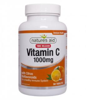 Natures Aid Vitamin C 1000 mg Time Release 90 tbl