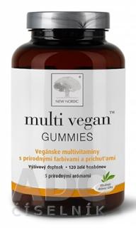 New Nordic multi vegan™ gummies, želé 120 ks