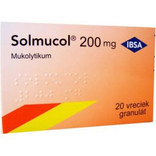 Solmucol vrecká 200 mg 20 ks