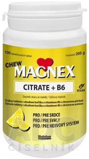 Vitabalans Magnex Citrate + B6 Chew žuvacie tablety 100 ks