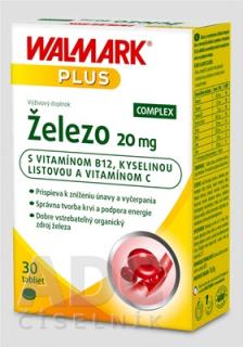 Walmark Železo Complex 20 mg 30 tabliet