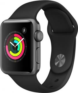 Apple Watch Series 3 GPS, 38 mm Vesmírne sivé - Preowned C