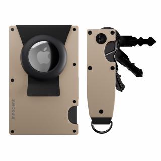 Innocent Smart AirTag Clip Wallet + KeyCase - Gold