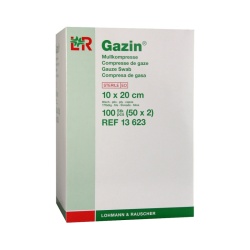 Gazin: kompresy 10×20 cm, ST/50×2 ks