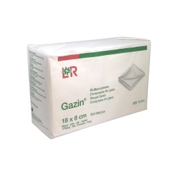 Gazin: kompresy 18×8 cm, 100 ks