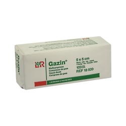 Gazin: kompresy 5×5 cm, 100 ks