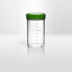 Nádobka PP so zeleným viečkom, 170 ml - STERILE|EO