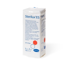 Sterilux ES nesterilné-17, 100 ks, 5 x 5 cm