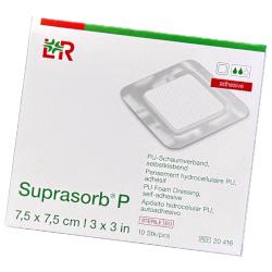 Suprasorb P: samolepiaci 7,5×7,5 cm (10 ks)