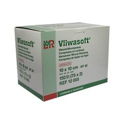 Vliwasoft: kompresy 10×10 cm, ST/75×2 ks