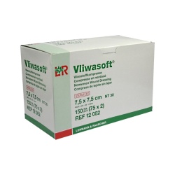 Vliwasoft: kompresy 7,5×7,5 cm, ST/75×2 ks