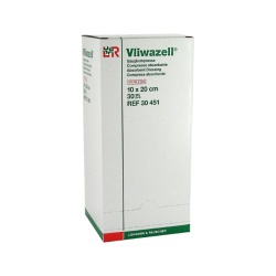Vliwazell: kompresy 10×20cm, ST/30×1 ks