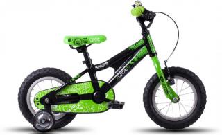 Ghost Powerkid 12 2025 Black-green Veľkosť rámu: One size, Priemer kolies: 12"