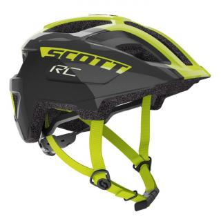 SCOTT Spunto Junior Black/Radium Yellow RC 2022 Veľkosť prilby: 50-56