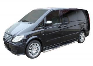 Bočné nerezové rámy Mercedes-Benz Vito W639 SWB 2005-2013