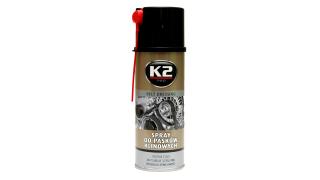 K2 BELT DRESSING 400 ml - sprej na klinové remene (K2 BELT DRESSING, spray for V-belts, volume: 400 ml)